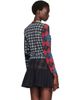 Chopova Lowena Chopova Lowena Blue Par Flocked Mesh T-shirt - 3