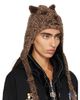 Chopova Lowena Chopova Lowena Brown Puppy Knitted Bonnet - 2