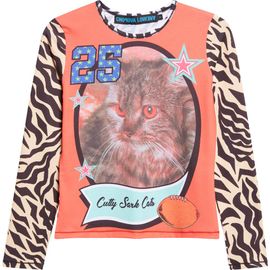 Chopova Lowena Chopova Lowena Cutty Sark Cats Fitted Jersey Graphic T-Shirt