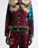 Chopova Lowena Chopova Lowena Faux Fur Trim Patchwork Denim Jacket - 1