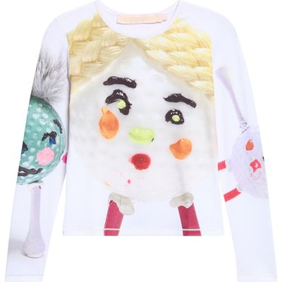 Chopova Lowena Chopova Lowena Golf Ball Fitted Jersey Top