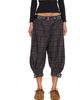 Chopova Lowena Chopova Lowena Gray & Purple Plus Fours Knickerbocker Trousers - 1