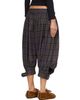 Chopova Lowena Chopova Lowena Gray & Purple Plus Fours Knickerbocker Trousers - 3