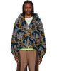 Chopova Lowena Chopova Lowena Gray 'Cheeky Girl' Oversized Hooded Fleece Jacket - 1