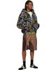 Chopova Lowena Chopova Lowena Gray 'Cheeky Girl' Oversized Hooded Fleece Jacket - 4