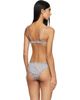 Chopova Lowena Chopova Lowena Gray 'FEELINGS' Heartbreak Bralette - 3