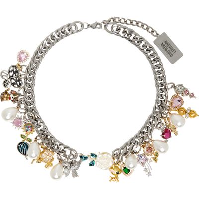 Chopova Lowena Chopova Lowena Knuckles Multi Charm Necklace