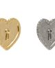 Chopova Lowena Chopova Lowena Locked Heart Stud Earrings - 2