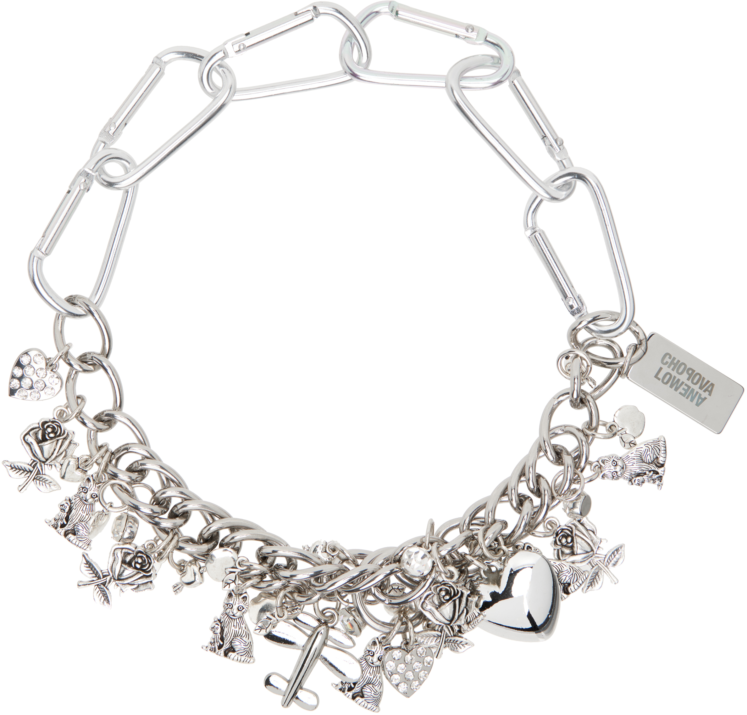 Chopova Lowena - Metal Crew Carabiner Necklace