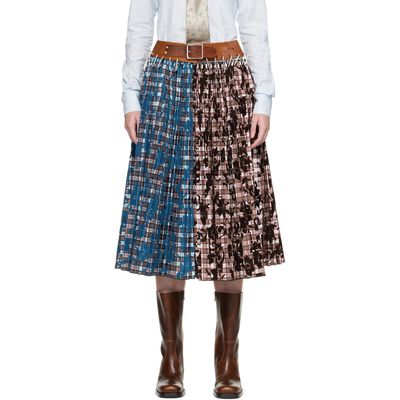 Chopova Lowena Chopova Lowena Multicolor Lockhart Carabiner Midi Skirt