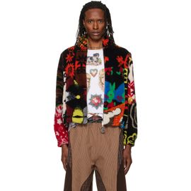 Chopova Lowena Chopova Lowena Multicolor Patchwork Fitted Fleece Jacket