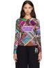 Chopova Lowena Chopova Lowena Multicolor 'Pretty' Beaded Jersey Top - 1