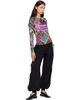 Chopova Lowena Chopova Lowena Multicolor 'Pretty' Beaded Jersey Top - 4