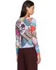 Chopova Lowena Chopova Lowena Multicolor 'Witty' Beaded Jersey Top - 3