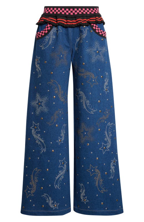 Chopova Lowena - Blue Denim Footrope Skirt