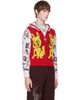 Chopova Lowena Chopova Lowena Pink & Red Squizzle Bun Bun Hoodie - 2