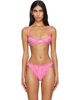 Chopova Lowena Chopova Lowena Pink 'FEELINGS' Surprise Bralette - 1