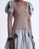 Chopova Lowena Chopova Lowena Pitch Jersey Mixed Media Dress - 4