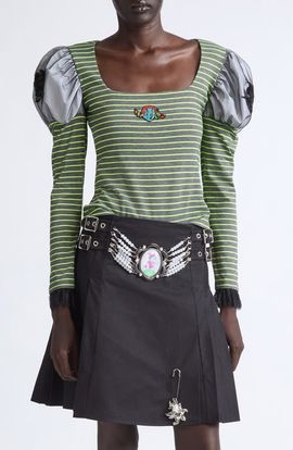 Chopova Lowena Chopova Lowena Pitch Striped Jersey Top