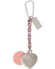 Chopova Lowena Chopova Lowena Silver & Pink Piggy Sweatheart Keychain - 2