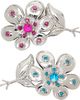 Chopova Lowena Chopova Lowena Two-Pack Silver Daisy Hair Clips - 1