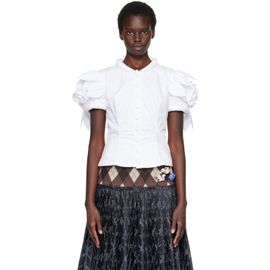 Chopova Lowena Chopova Lowena White Bluestocking Blouse