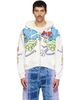 Chopova Lowena Chopova Lowena White Follow The Fairies Zip Hoodie - 1