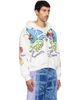 Chopova Lowena Chopova Lowena White Follow The Fairies Zip Hoodie - 2