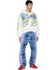 Chopova Lowena Chopova Lowena White Follow The Fairies Zip Hoodie - 4