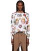 Chopova Lowena Chopova Lowena White Snippets Oversized Jersey T-shirt - 1