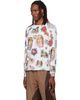 Chopova Lowena Chopova Lowena White Snippets Oversized Jersey T-shirt - 4