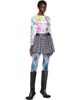 Chopova Lowena Chopova Lowena White Splat Wet Fitted Jersey T-shirt - 5