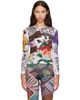 Chopova Lowena Chopova Lowena White Spray It Fitted Mesh Top - 1