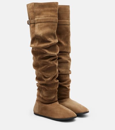Christen Christen Big Boot suede over-the-knee boots