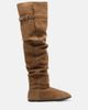 Christen Christen Big Boot suede over-the-knee boots - 5