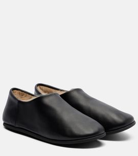 Christen Christen Big Bootie leather slip-on shoes