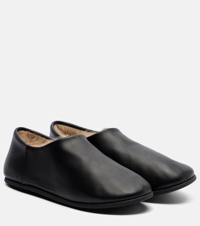 Christen Christen Big Bootie leather slip-on shoes