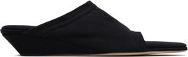 CHRISTEN CHRISTEN Black 25mm Stretch Flat Mules