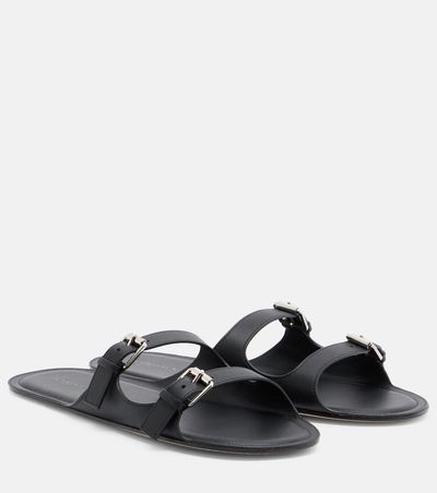 Christen Christen Double Belt leather sandals