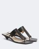 Christen Christen Edge snake-effect leather mules - 1