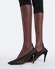 Christen Christen Edge Stretch suede-trimmed mesh pumps - 2