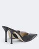 Christen Christen Helix croc-effect patent leather mules - 4