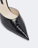 Christen Christen Helix croc-effect patent leather mules - 6