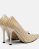 Christen Christen Helix croc-effect patent leather pumps - 3