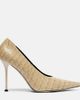 Christen Christen Helix croc-effect patent leather pumps - 5
