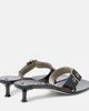 Christen Christen Helix patent leather thong sandals - 3
