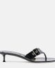 Christen Christen Helix patent leather thong sandals - 5