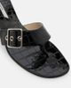 Christen Christen Helix patent leather thong sandals - 6