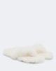 Christen Christen Home shearling thong sandals - 1