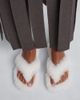 Christen Christen Home shearling thong sandals - 3
